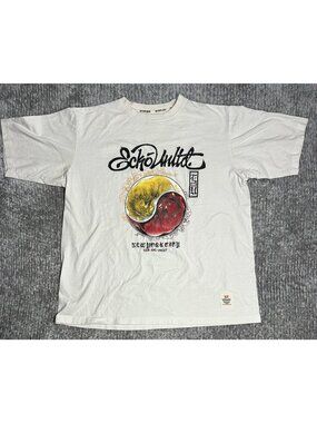 Ecko Unltd T-Shirt, Raw & Uncut, Large Vintage Tee, Classic Mark Ecko